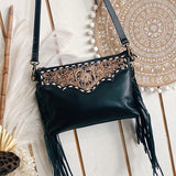 Christina - Luxe Black with Tassels