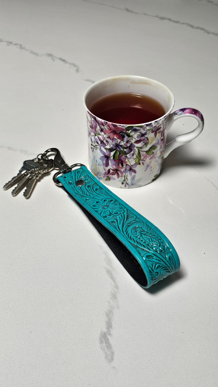 Large Turquoise Key Fob