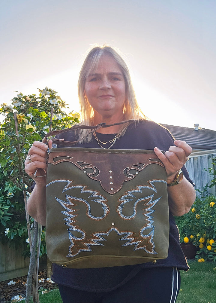 Nikita - Olive Shoulder Bag