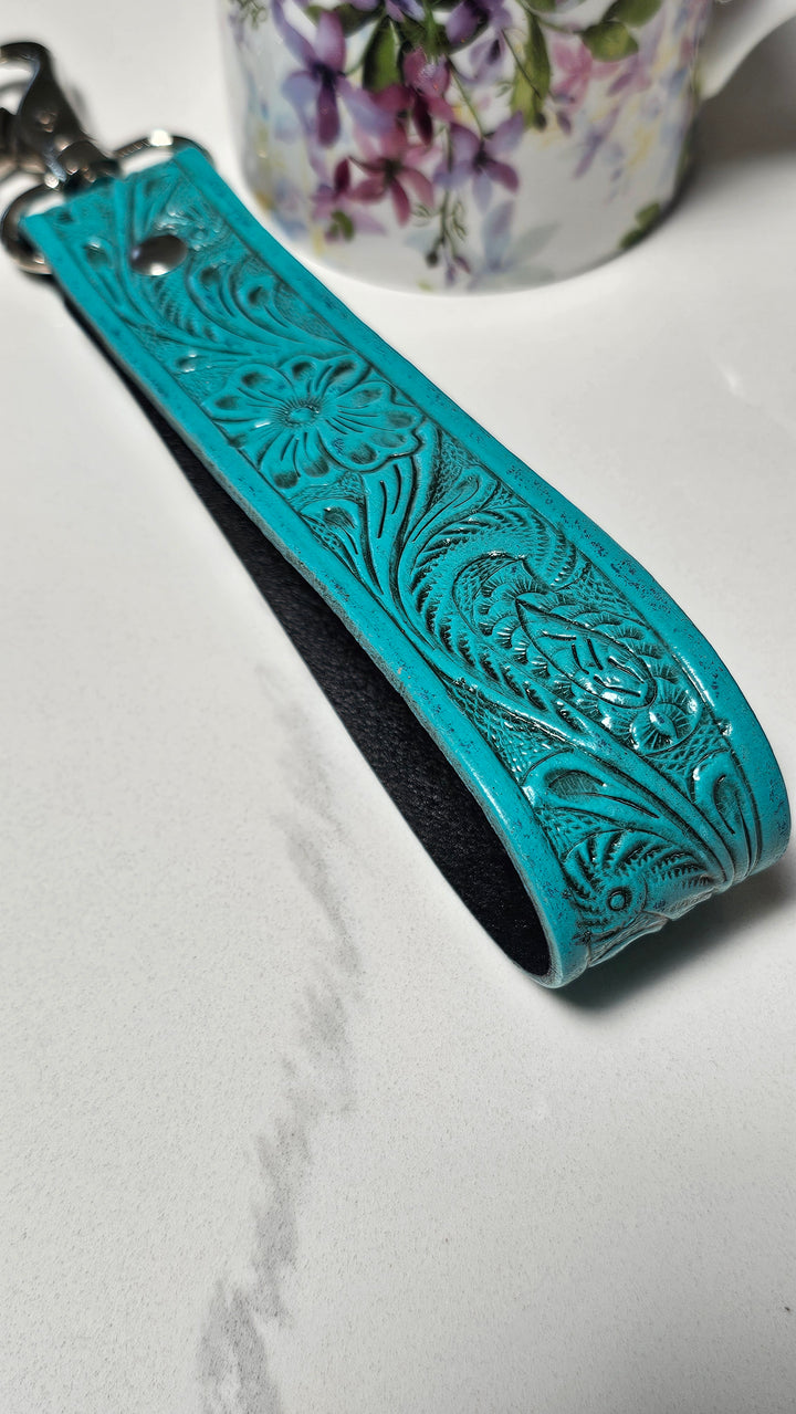 Large Turquoise Key Fob