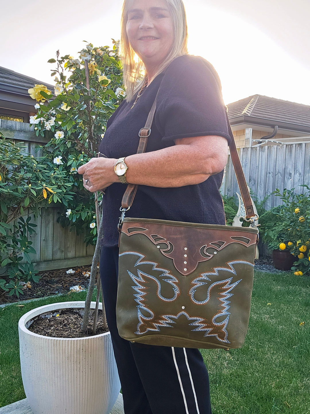 Nikita - Olive Shoulder Bag
