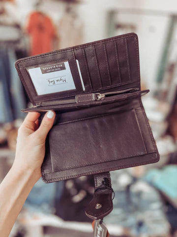 Rosa - Cowhide &amp; Leather Wallet