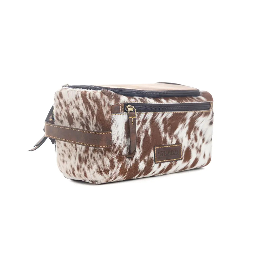 Cowhide Makeup Kit / Toilet Bag - Jersey