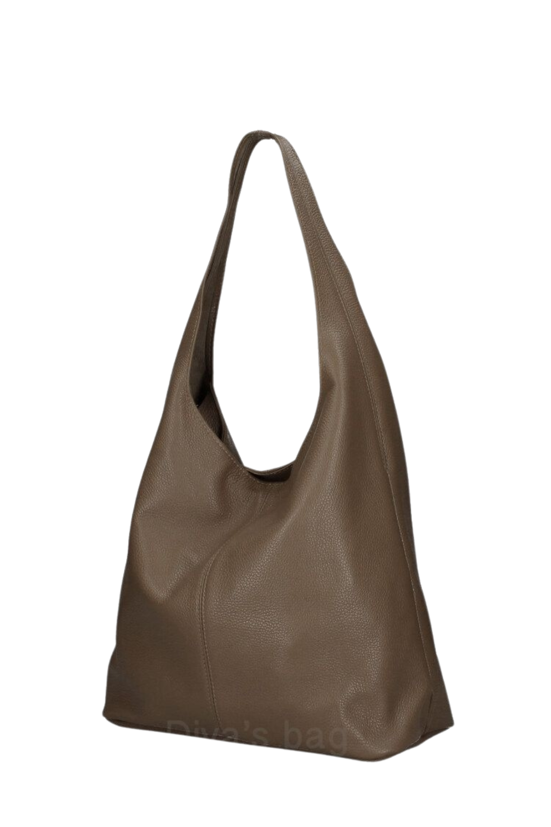 Ally - Rich Mushroom - Italian Leather