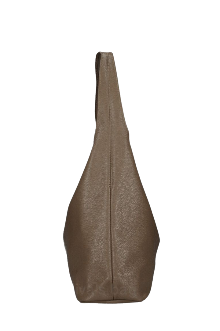 Ally - Rich Mushroom - Italian Leather