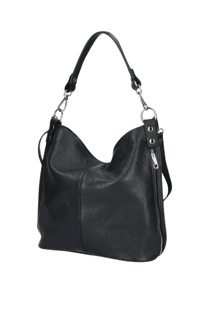 Becky - Jet Black (2 Strap Design)
