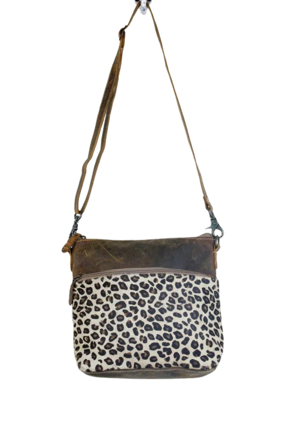 Fee- Aged Leather Shoulder Bag