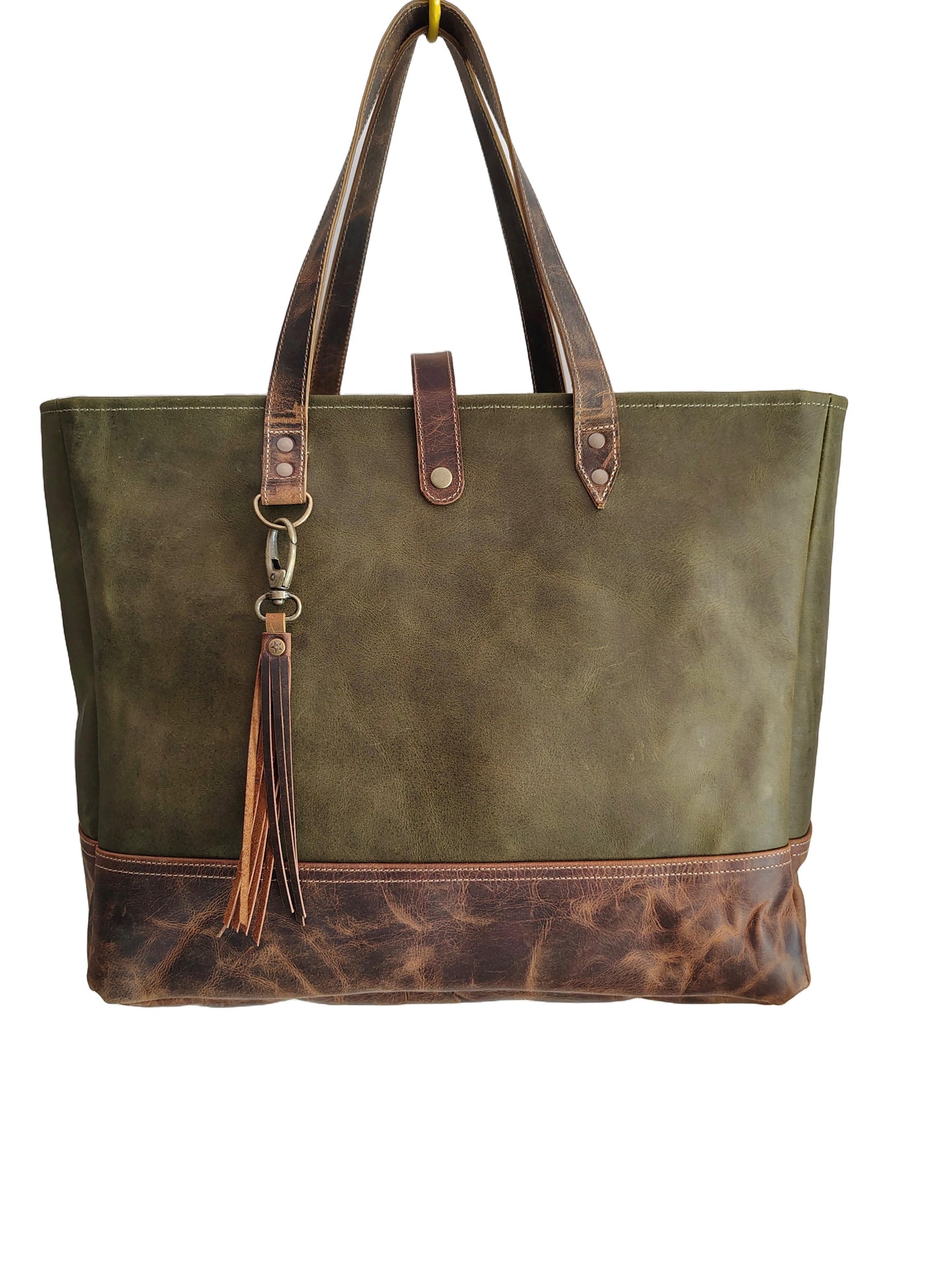 Wendy XL Weekender Bag - Green Aged Leather