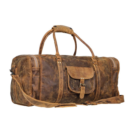 Aged Leather Duffle