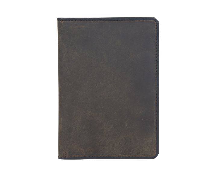 Aged Leather Passport Holder