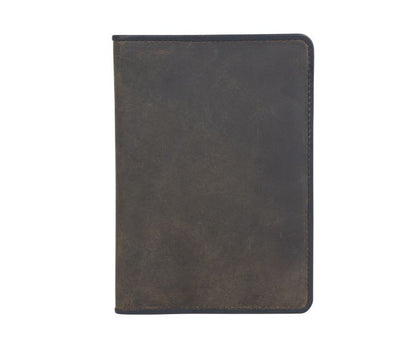 Aged Leather Passport Holder